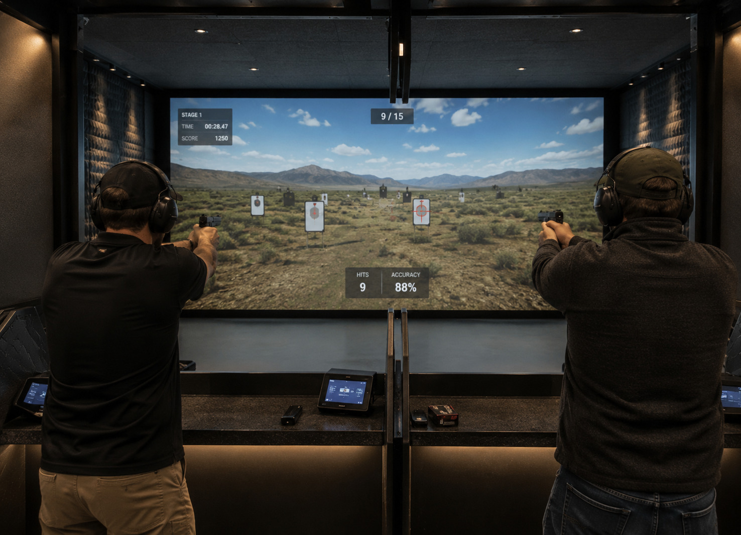 Practical Laser Shooting Simulators
