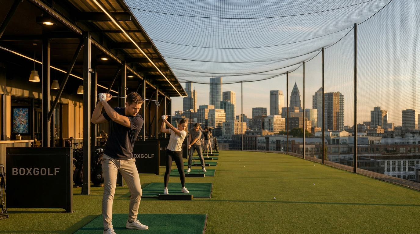 Rooftop Golf Driving Range